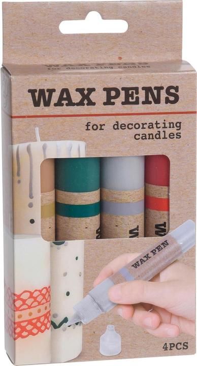Productafbeelding Fs-Star Waskrijt (Goud, Zilver, Groen, Rood, 4 x)