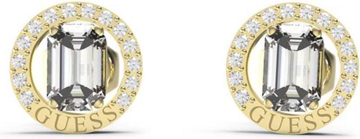 Actual product image Guess 8MM ROUND CRYSTALS STUDS earrings (Stainless steel)