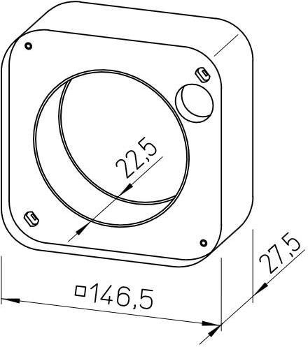 Image du produit Helios MF 90 Bride de montage