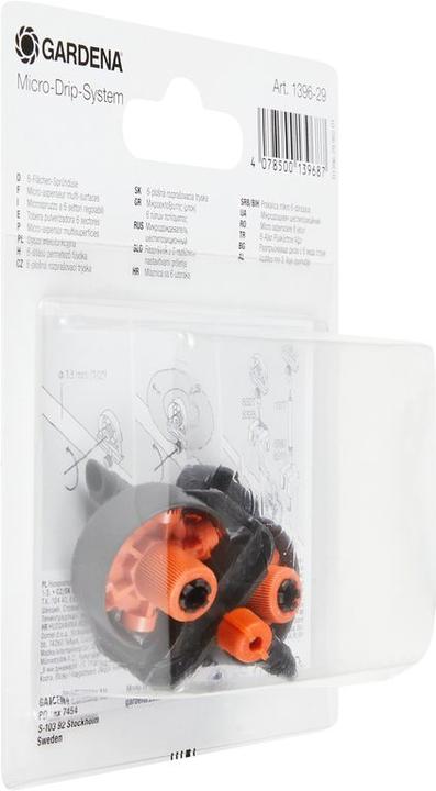 Produktbild Gardena 6-Flächen-Sprühdüse (Tropfbewässerung Tropfer)
