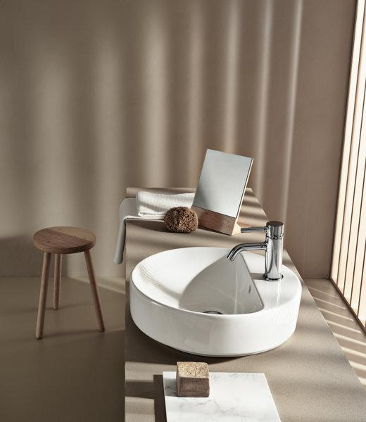 Image du produit Geberit Keramag VariForm lavabo à poser elliptique, 600x450mm, avec trou pour robinet, avec trop-plein (450 mm, 600 mm)