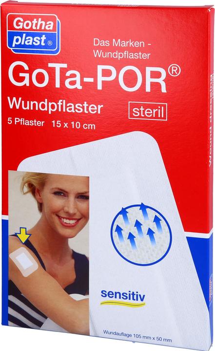Produktbild Gothaplast GoTa-POR Wundpflaster steril 150mmx100mm, 5 St PFL (5 x)
