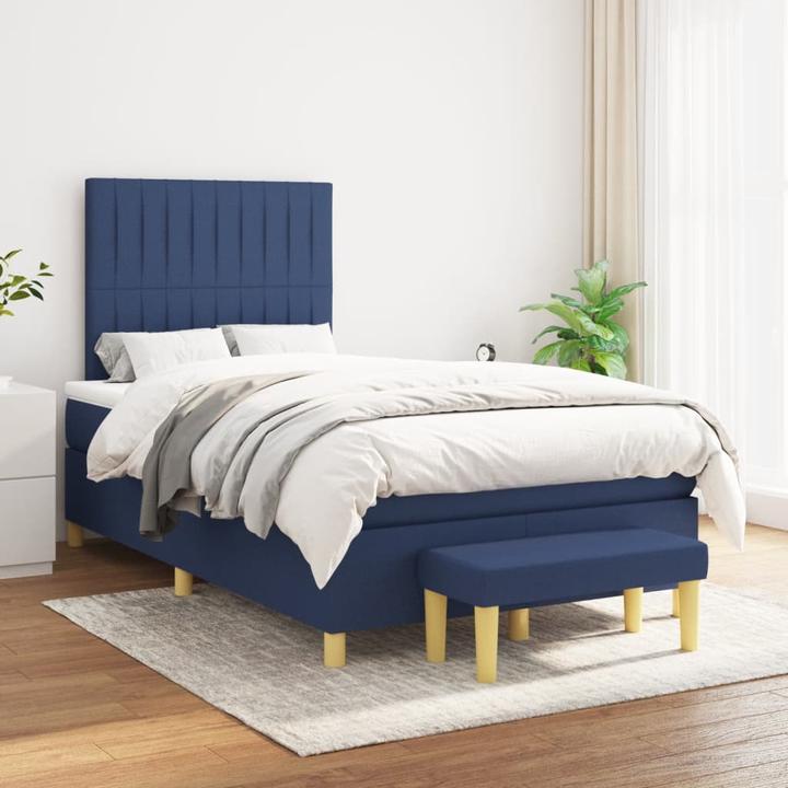 Produktbild VidaXL Bo x springbett mit Matratze 120 x 190 cm Stoff (120 x 190 cm)