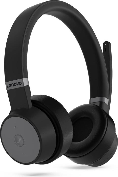 Lenovo Go Wireless ANC Headset w/ Charging Stand MS Teams (Wireless, Cable, USB-C)