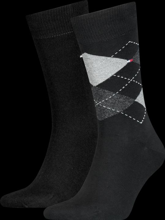Tommy Hilfiger Men Sock Check 2p (2er Pack, 47 - 49)