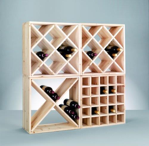 wine rack (52 x 25 x 52 cm)