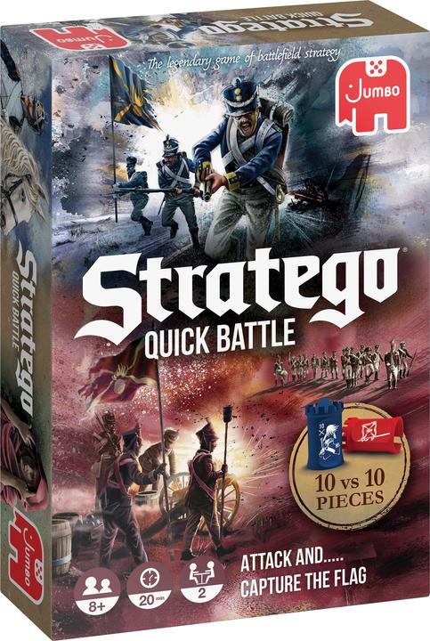 Actual product image Jumbo Stratego Quick Battle (German, French, Dutch, Italian, Portuguese, English)