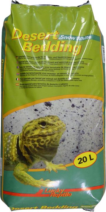 Actual product image Lucky Reptile Terrarium soil Desert Bedding Snow White 20l