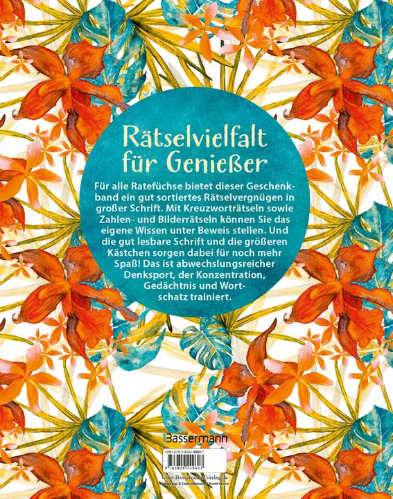 Produktbild Rätselmix - 400 Rätsel in grosser Schrift - Geschenkedition (Deutsch, Eberhard Krüger, 2024)