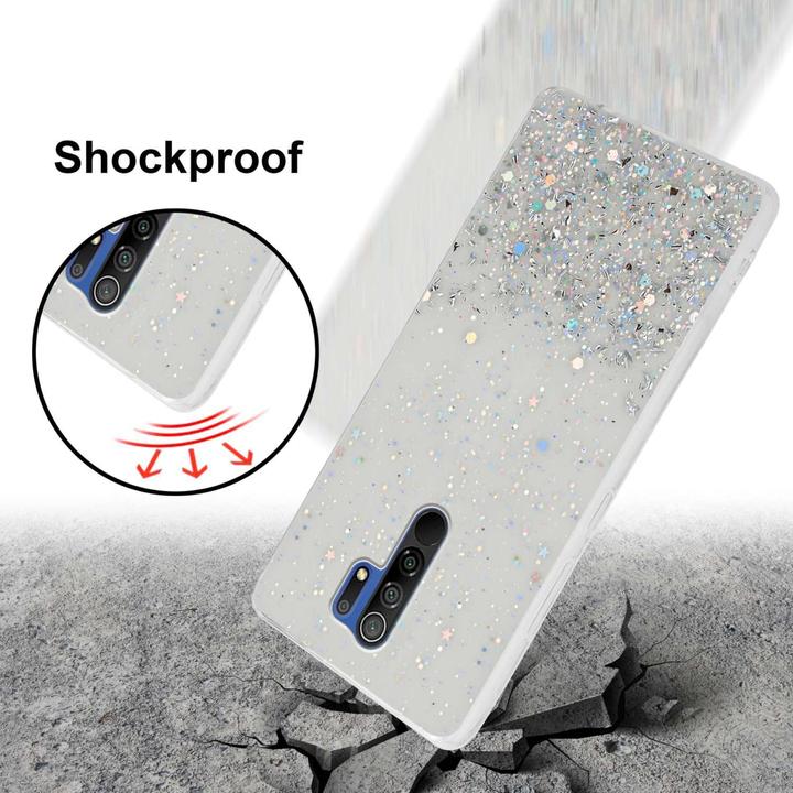 Produktbild Cadorabo TPU Hülle für Xiaomi RedMi 9 mit Glitzer (Xiaomi Redmi 9)