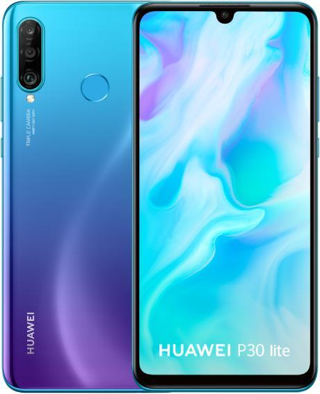 Immagine prodotto Huawei P30 Lite (4GB) (128 GB, Blu pavone, 6.15", Doppia SIM Ibrida, 48 Mpx, 4G)