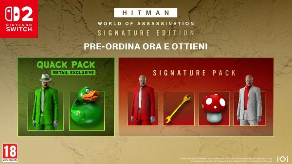 Actual product image IOI HITMAN World of Assassination - Signature Edition (Switch 2, IT)