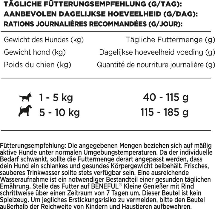 Produktbild Beneful Kleine Geniesser (Adult, 1 Stk., 2870 g)