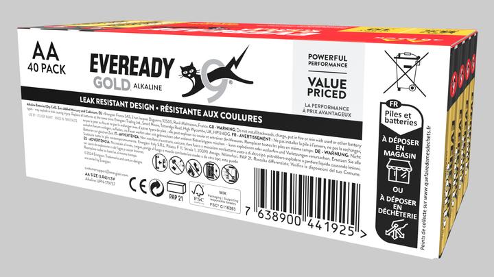 Actual product image Energizer Eveready Gold (40 pcs., AAA)