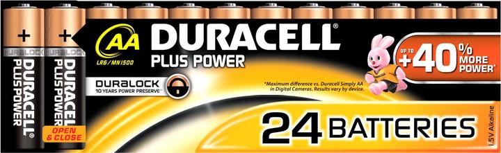 Produktbild Duracell Plus AA 24 Pack (24 Stk., AA, 2800 mAh)