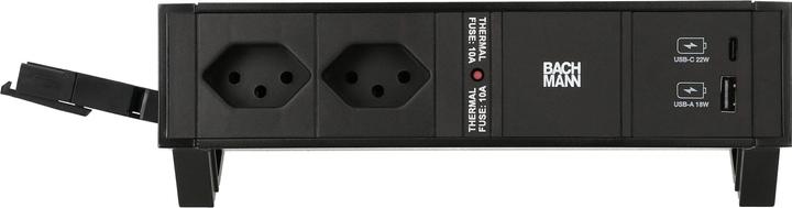 Produktbild Bachmann Desk 2 (2 x, USB-A, USB-C, Typ 13, 0.20 m)