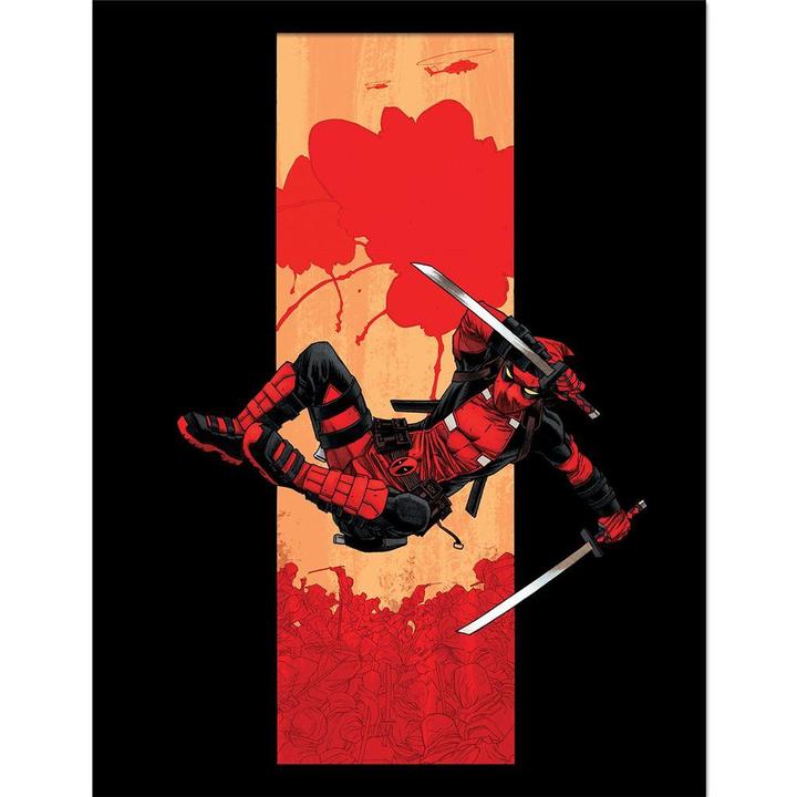 Actual product image Deadpool Katana Framed Poster (40 x 30 cm)