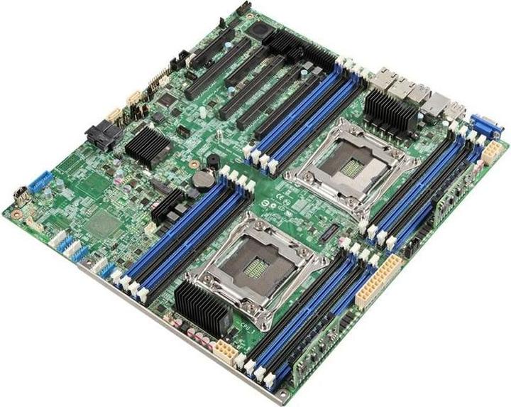 Actual product image Intel S2600CW2R (LGA 2011, Intel C612, E-ATX)