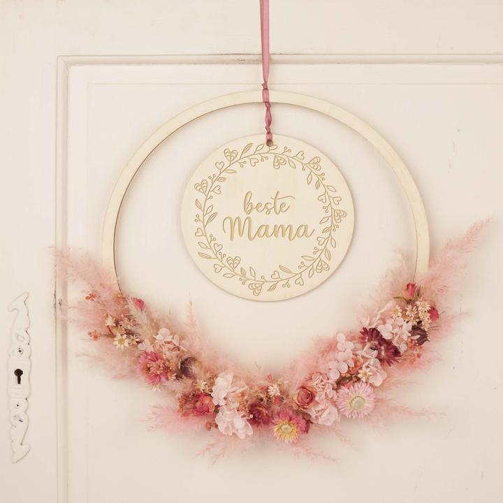 Produktbild Geschenkkörbe CH Flower Loop Muttertag "Beste Mama", rosa