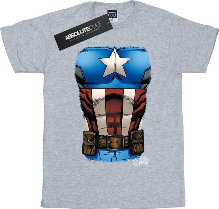 Image du produit Mens Captain America Chest Burst T-Shirt (M)
