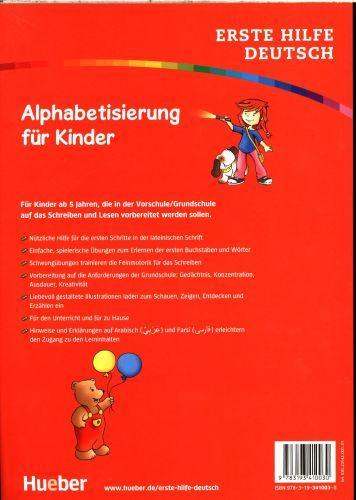 Immagine prodotto Erste Hilfe Deutsch - Alphabetisierung für Kinder (Tedesco, Corina Beurenmeister, Stefan Lohr, Marian Ardemani, Ulrich Schneider-Struben, Irmtraut Teltau, 2016)