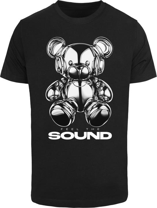Produktbild Mister Tee MisterTee Feel The Sound Chrome Bear Tee - 179309 (M)
