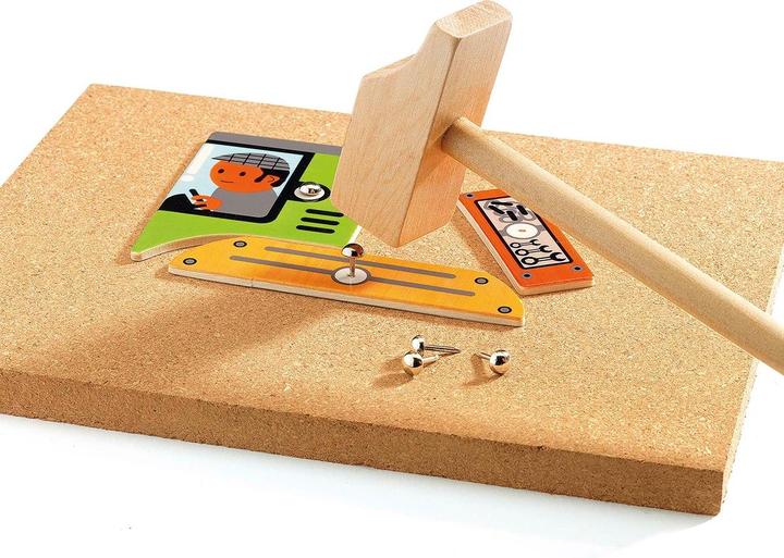 Actual product image Djeco Tap Tap Vehicles (Multilingual)