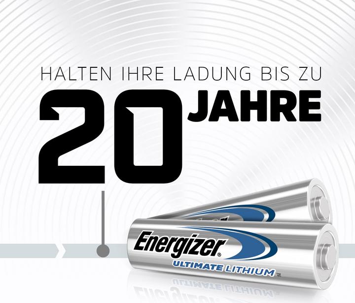 Actual product image Energizer Ultimate Lithium (4 pcs., AA, 3000 mAh)