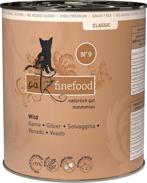 Image du produit Catz Finefood No.09 Sauvage (Adulte, 1 pcs, 800 g)