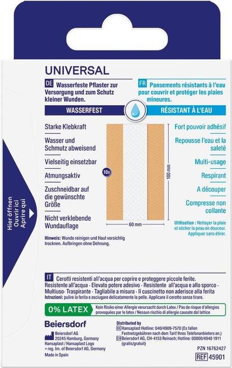 Label énergétique Hansaplast Wundpflaster Universal (1 x)