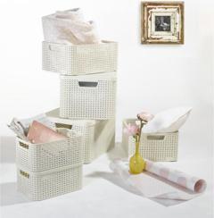 Actual product image Curver STORAGE BOX STYLE L WHITE 205851 (30 l)
