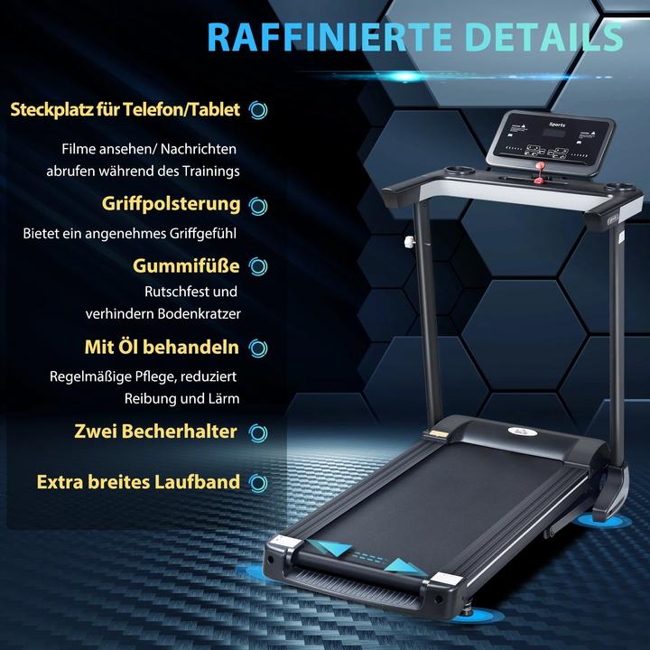 Produktbild Homcom Laufband klappbar