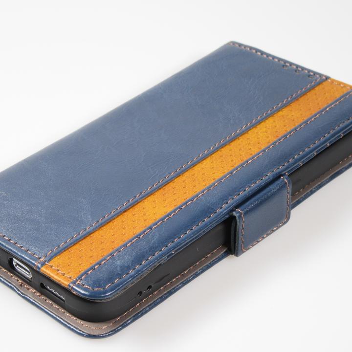 Produktbild PhoneLook Leder Tasche Flip Wallet mit Akzentstreifen & Kartenhalter (Apple iPhone 13 Pro)