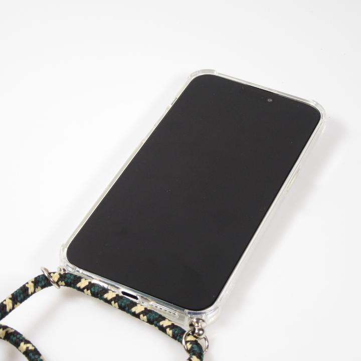 Immagine prodotto PhoneLook Paraurti in gel trasparente con laccio Vert / or (Apple iPhone 15 Pro)