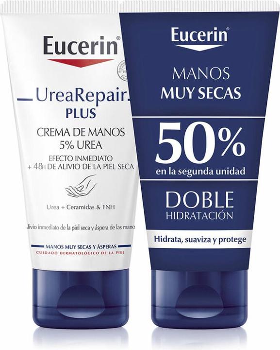 Produktbild Eucerin UreaRepair PLUS 5% Urea Hand Cream Duo (75 ml)