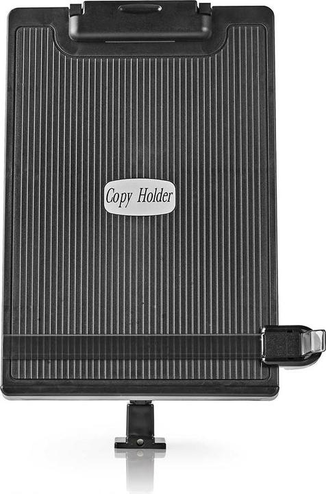 Actual product image Nedis Document Holder Ergonomic File Holder Fully Mobile Desk Holder Black Grey/Black, ER (1 x)