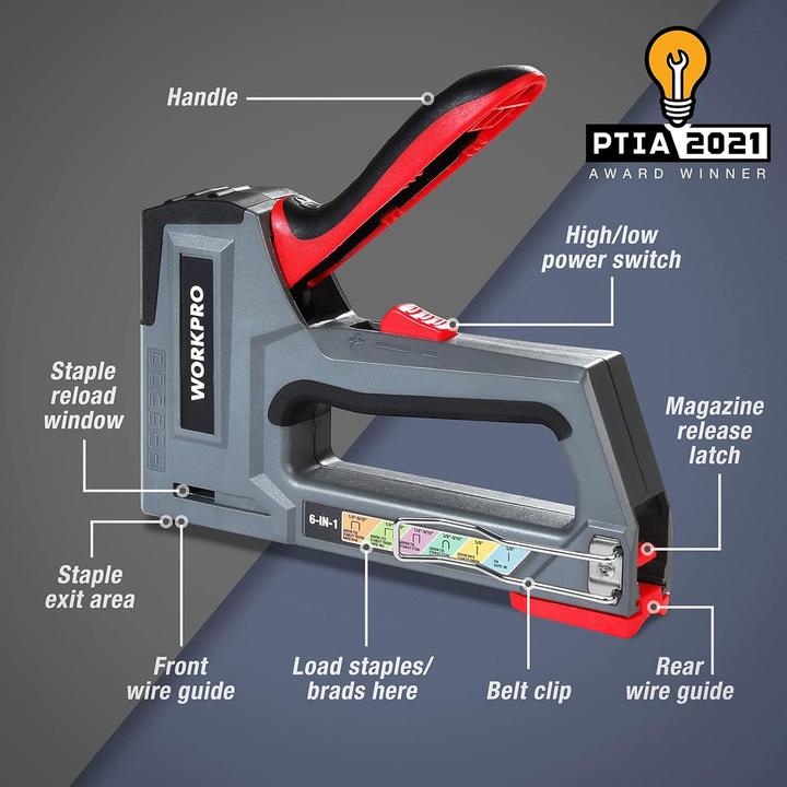 Actual product image Workpro Handheld tacker