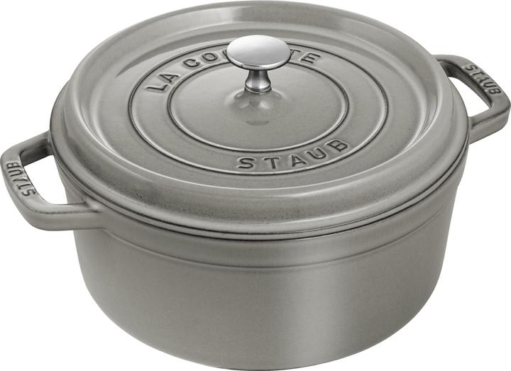 Staub Cocotte (24 cm, Bräter + Schmortopf, Gusseisen)