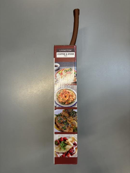 Immagine prodotto Livington Copper & Stone Pan (28 cm, Set di pentole e padelle da cucina, Rame)