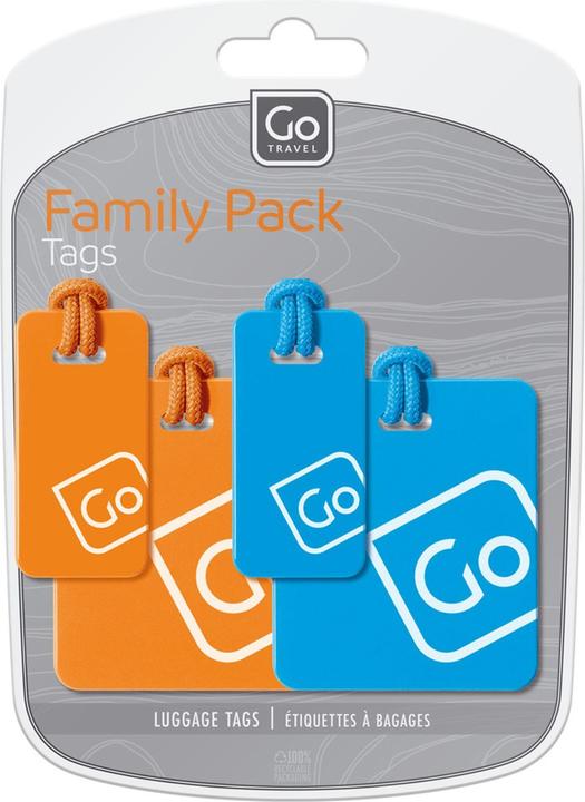 Actual product image Go Travel Address tag set 4 pcs. (Locks & Trailers)