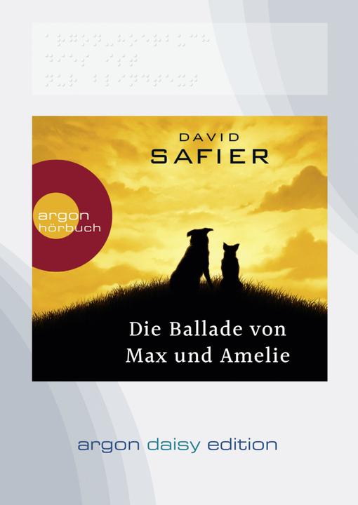 Produktbild Safier:Die Ballade v.Max u.Amelie.MP3-C (David Safier)
