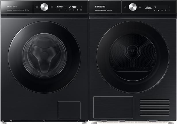 Actual product image Samsung WW11BB944AGBS2 black glass-look panel / black glass door (11 kg, Left)
