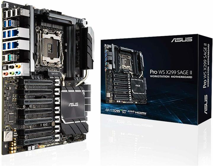 Actual product image ASUS PRO WS X299 SAGE II (LGA 2066, Intel X299, SSI CEB)