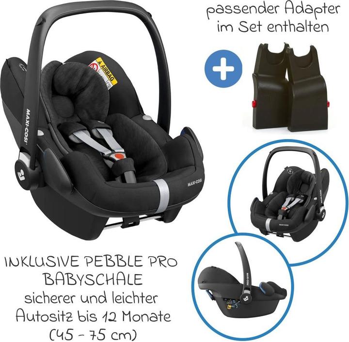 Produktbild ABC Design 3in1 Kinderwagen-Set Samba - inkl. Babywanne