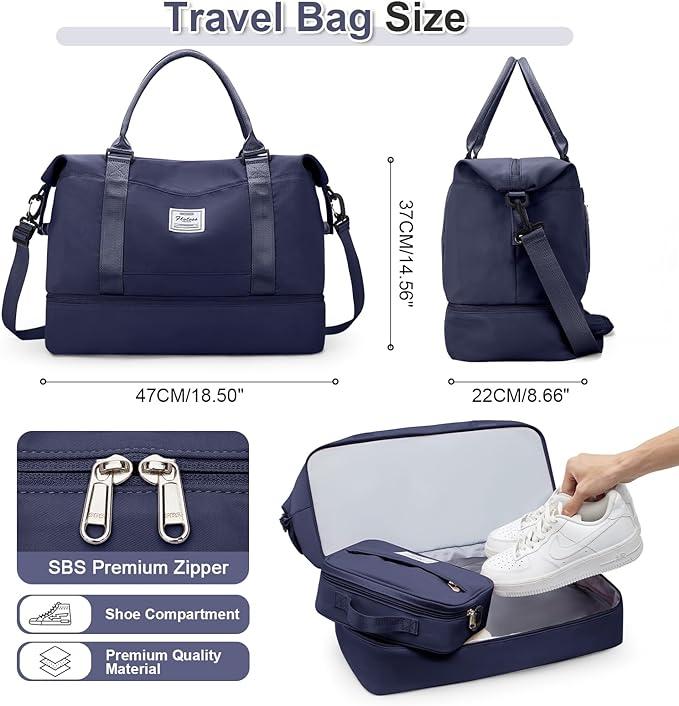 Image du produit Only-Bags.Store 3pcs Voyage avec un grand Carry-on sac, un sac de sport, et un bagage étanche