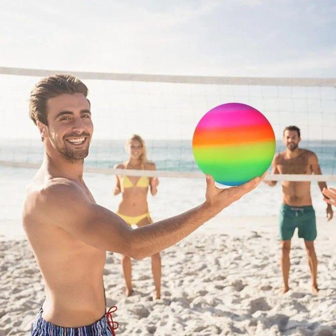 Image du produit MU Classic Rainbow Series Ballon de plage gonflable
