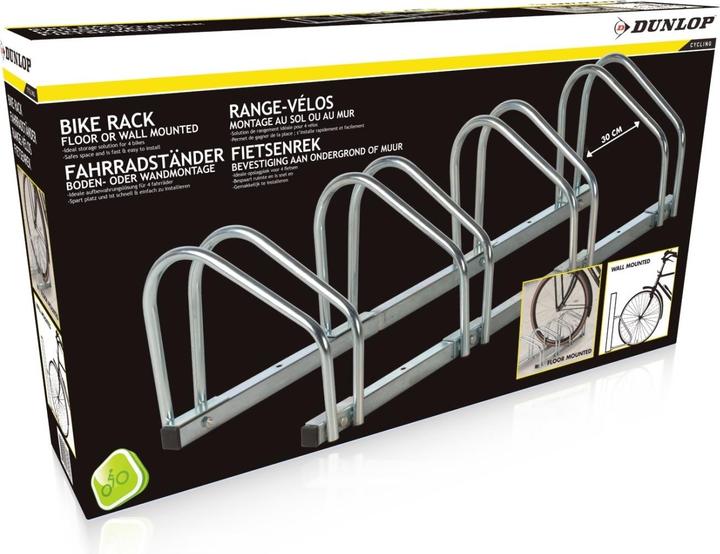 Actual product image Dunlop Bicycle stand for 4 bicycles