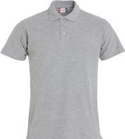 Image du produit Polo Clique Basic 028230, coton, gris chiné, taille 4XL (4XL)