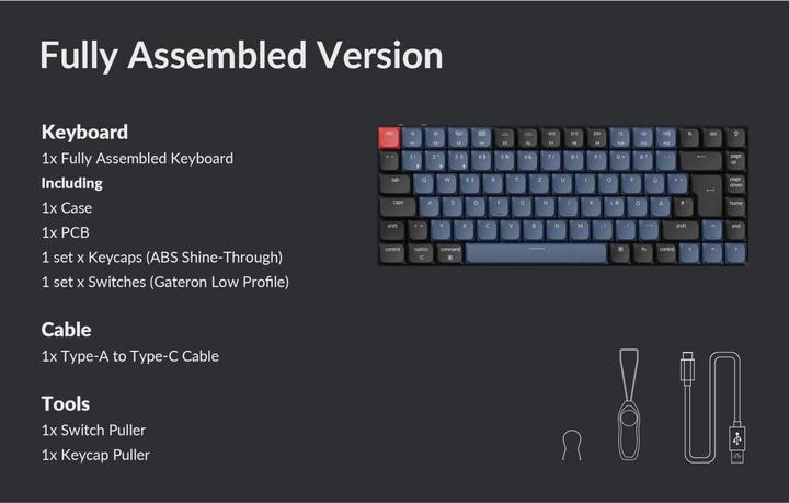 Produktbild Keychron K3 Pro (CH, Kabelgebunden, Kabellos)