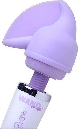 Produktbild XR Brands Flutter Tip Silicone Wand Attachment - Purple